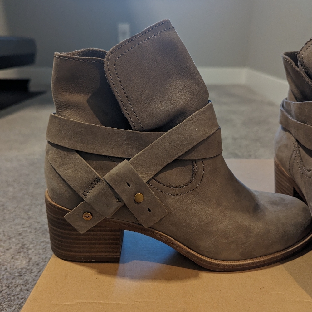 Ugg suede beige booties